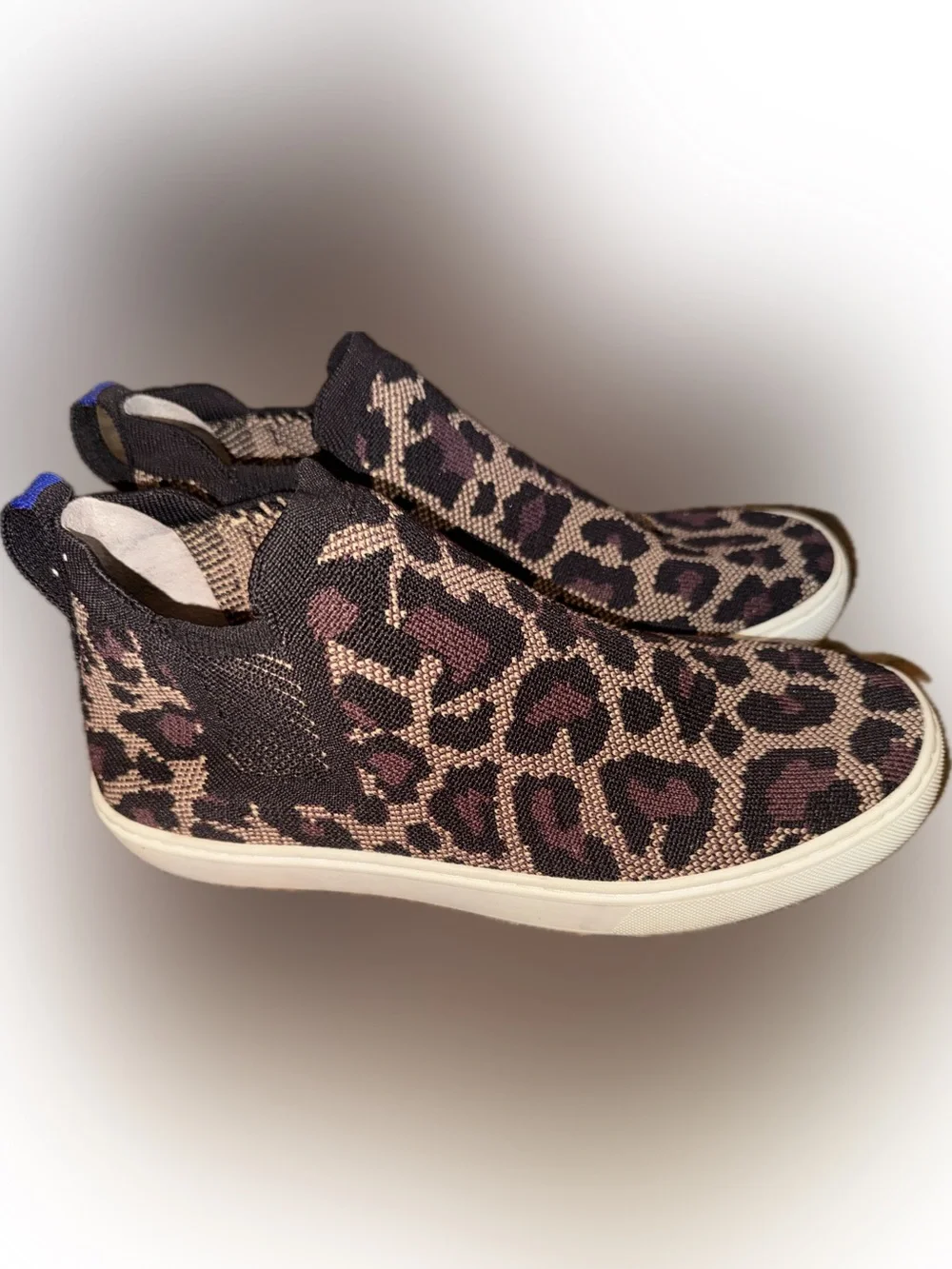 Rothy’s Leopard Print Slip-On Sneakers